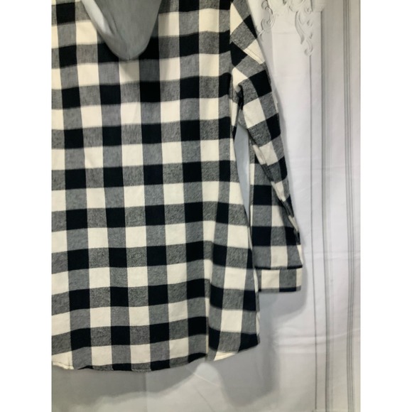 Built by Dreamers Buffalo Plaid Button/Zip Up hoodie SMALL - Picture 5 of 7